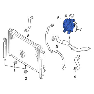 Ford OE - Engine Coolant Reservoir