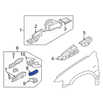 Ford OE - Front Right Frame Side Member Reinforcement