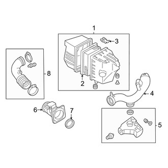 Ford OE - Engine / Transaxle - Air Intake (XLS / XLT / XLT No Boundaries 2.3L)