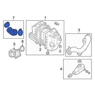 Ford OE - Engine Air Intake Hose