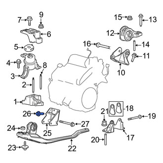 Ford OE - Engine Mount Bolt