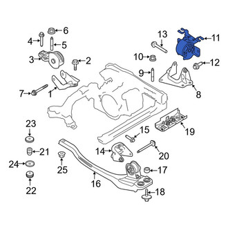 Ford OE - Manual Transmission Mount