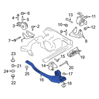 Ford OE - Engine Mount Crossmember
