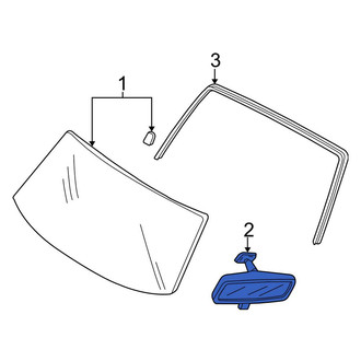 Ford OE - Front Interior Rear View Mirror