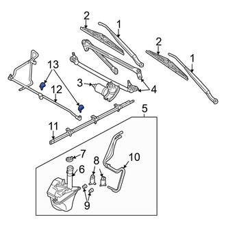 Ford OE - Front Windshield Washer Nozzle