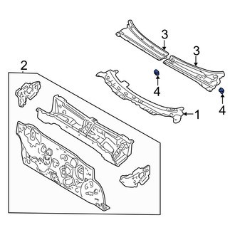 Ford OE - Cowl Cover Clip