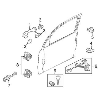 Ford OE - Front Door - Lock & Hardware