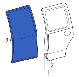 Ford OE - Rear Inner Door Seal