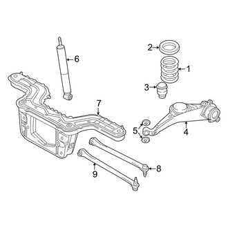 Ford OE - Rear Suspension - Suspension Components (FWD)