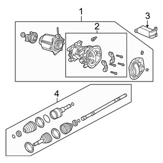 Ford OE - Rear Suspension - Axle & Differential (4-Wheel ABS 4WD)