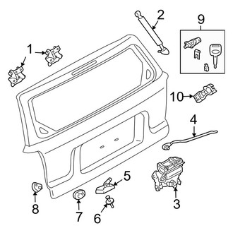 Ford OE - Lift Gate - Lock & Hardware