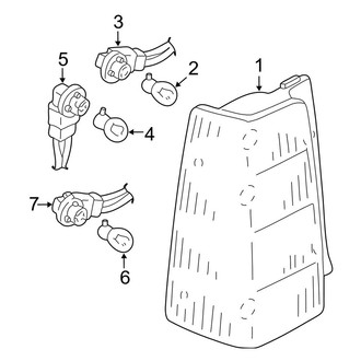 Ford OE - Rear Lamps - Tail Lamps