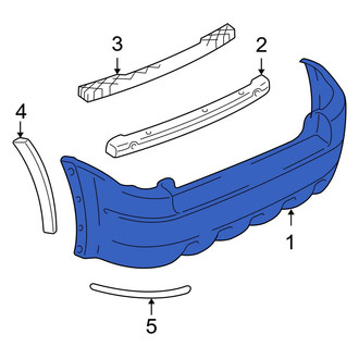 Ford OE - Rear Bumper Cover