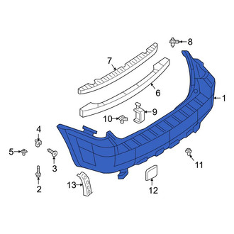 Ford OE - Rear Bumper Cover