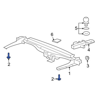 Ford OE - Rear Right Exhaust System Hanger Bolt