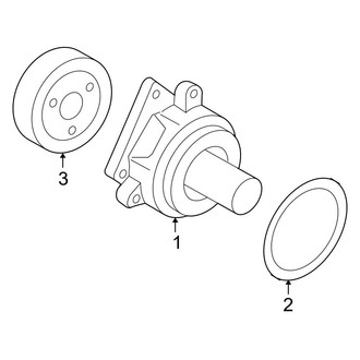 Ford OE - Cooling - Water Pump (XLS / XLT / XLT No Boundaries 2.3L)
