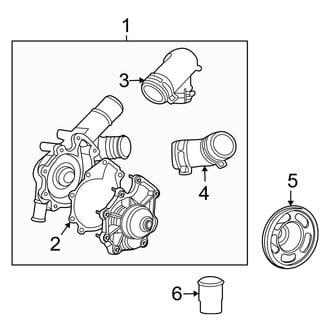 Ford OE - Cooling - Water Pump (Limited / XLT 3.0L)