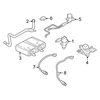 Ford OE - Emission System - Emission Components (XLS / XLT / XLT No Boundaries 2.3L)