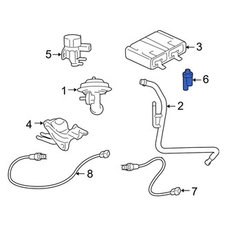 Ford OE - Exhaust Gas Recirculation (EGR) Pressure Sensor