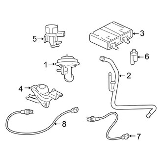 Ford OE - Emission System - Emission Components (3.0L)