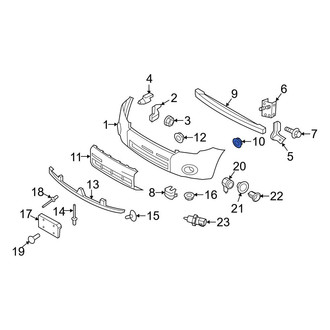 Ford OE - Front Bumper Cover Nut