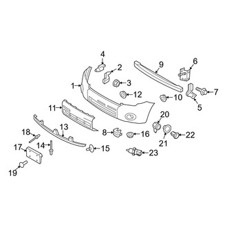 Ford OE - Front Bumper - Bumper & Components (Limited / XLS / XLT)