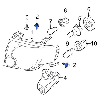 Ford OE - Left Fender Liner Bolt