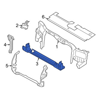 Ford OE - Front Lower Radiator Support Tie Bar