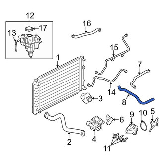 Ford OE - Engine Coolant Bypass Hose