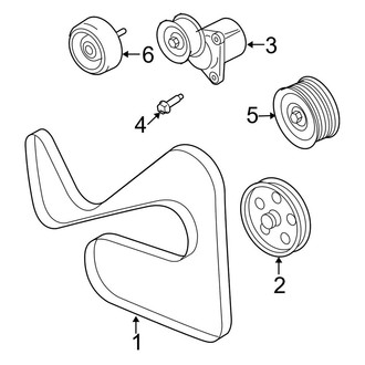 Ford OE - Cooling - Belts & Pulleys (XLS / XLT 2.3L)