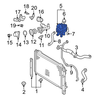 Ford OE - Engine Coolant Reservoir