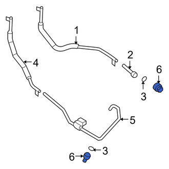 Ford OE - Automatic Transmission Oil Cooler Line Connector