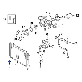 Ford OE - Lower Radiator Insulator