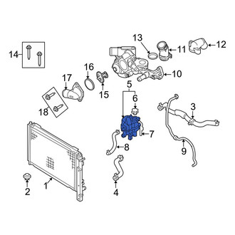 Ford OE - Engine Coolant Reservoir