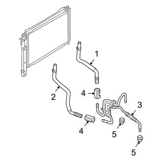 Ford OE - Cooling - Trans Oil Cooler Lines (Limited / XLT 3.0L)