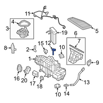 Ford OE - A/C Evaporator Temperature Sensor