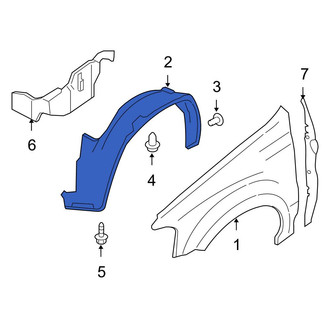 Ford OE - Front Right Fender Splash Shield