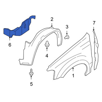 Ford OE - Front Right Fender Splash Shield