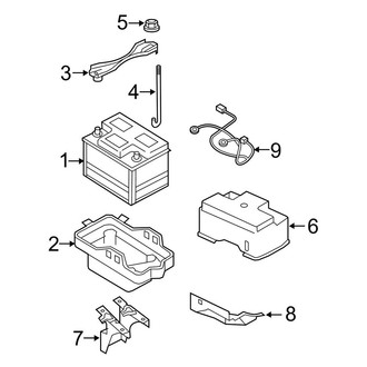 Ford OE - Electrical - Battery (Limited / XLS / XLT)
