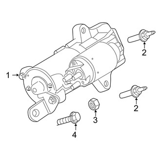Ford OE - Electrical - Starter (Limited / XLS / XLT 2.5L)