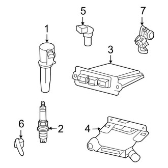 Ford OE - Electrical - Ignition System (Limited / XLS / XLT 2.5L)