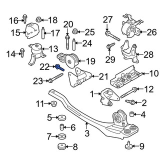 Ford OE - Automatic Transmission Mount Bolt