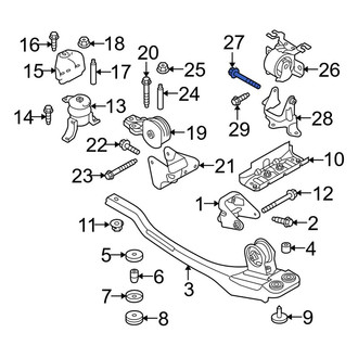 Ford OE - Frame Rail Bolt