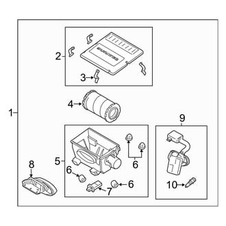 Ford OE - Engine / Transaxle - Air Intake (Limited / XLT 3.0L)
