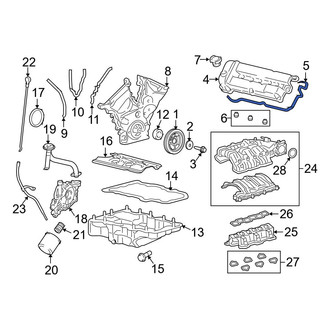 Ford OE - Left Engine Valve Cover Gasket