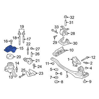 Ford OE - Upper Engine Mount Bracket