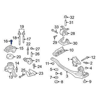 Ford OE - Automatic Transmission Mount Bolt