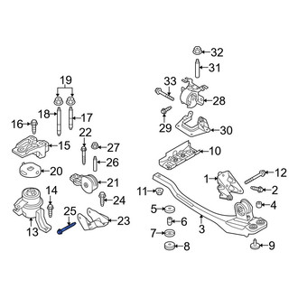 Ford OE - Frame Rail Bolt