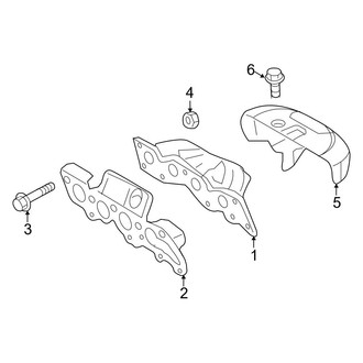 Ford OE - Exhaust System - Exhaust Manifold (Limited / XLS / XLT 2.5L)