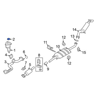 Ford OE - Rear Forward Catalytic Converter Gasket